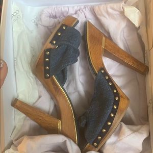 Jimmy Choo Denim Heels